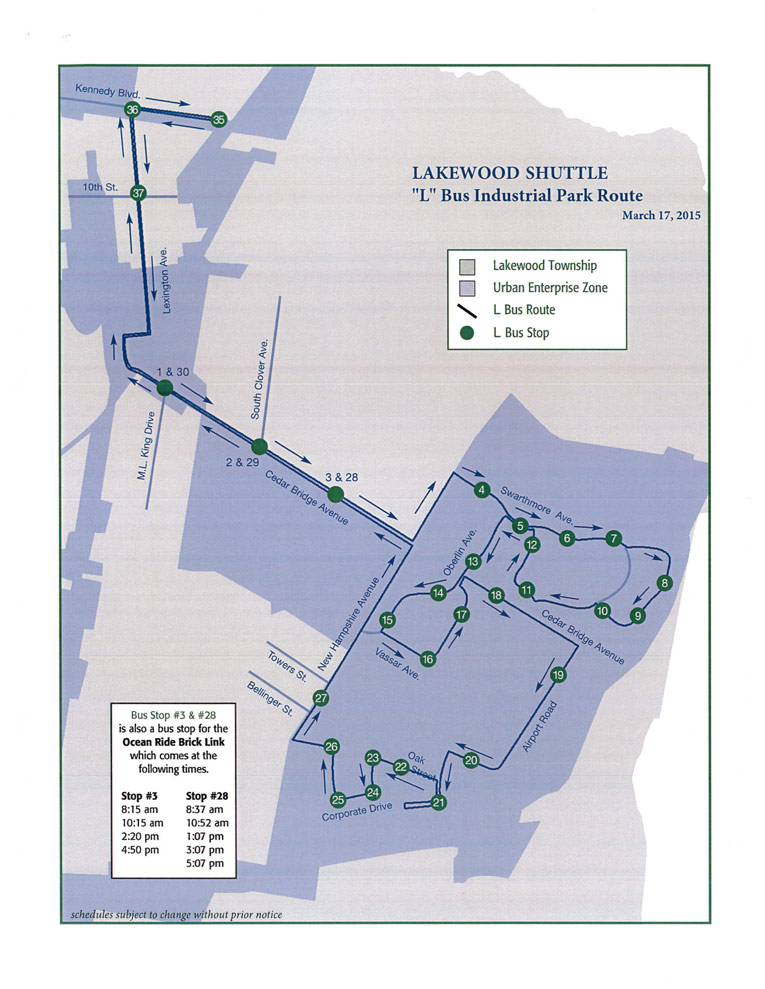 Travel township of lakewood nj